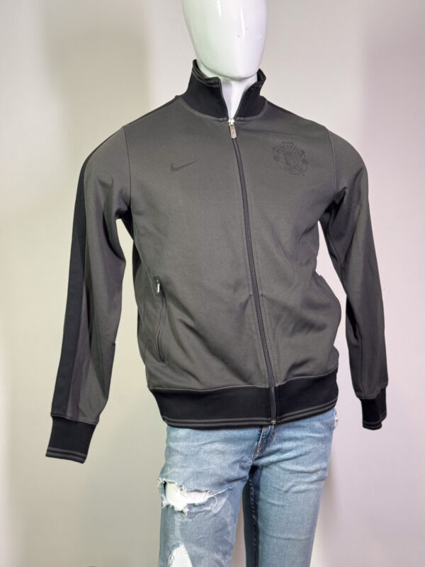 Chamarra Manchester United Negro/Gris