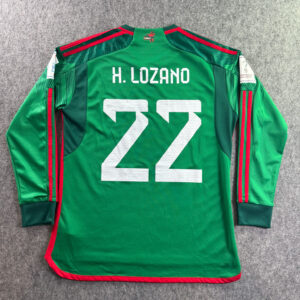 México Local 2022 Manga Larga Hirving Lozano #22