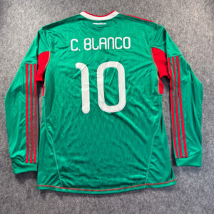 México Local 2010 Cuauhtémoc Blanco #10 Manga Larga